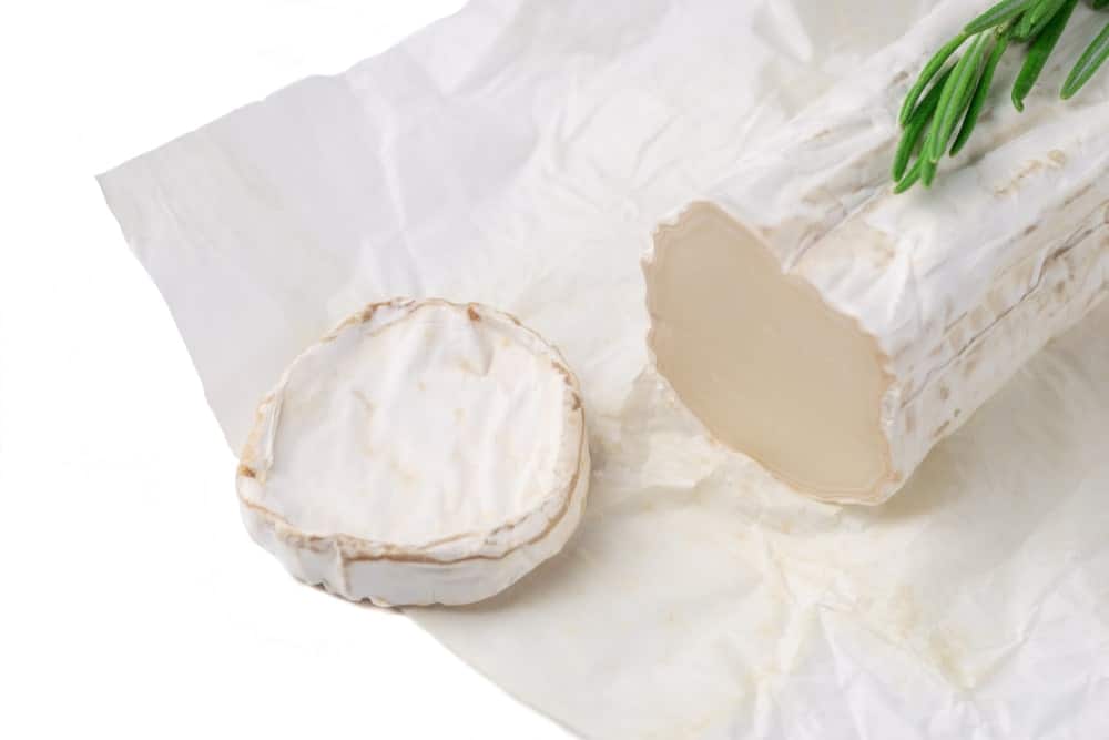 Slices of Goat Cheese