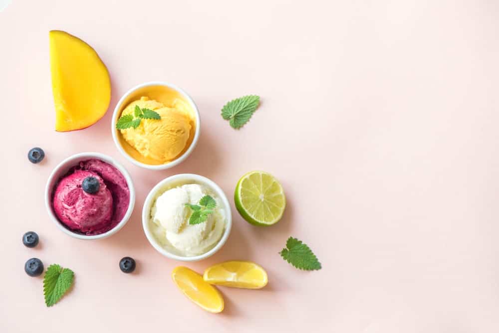 fruit sorbet