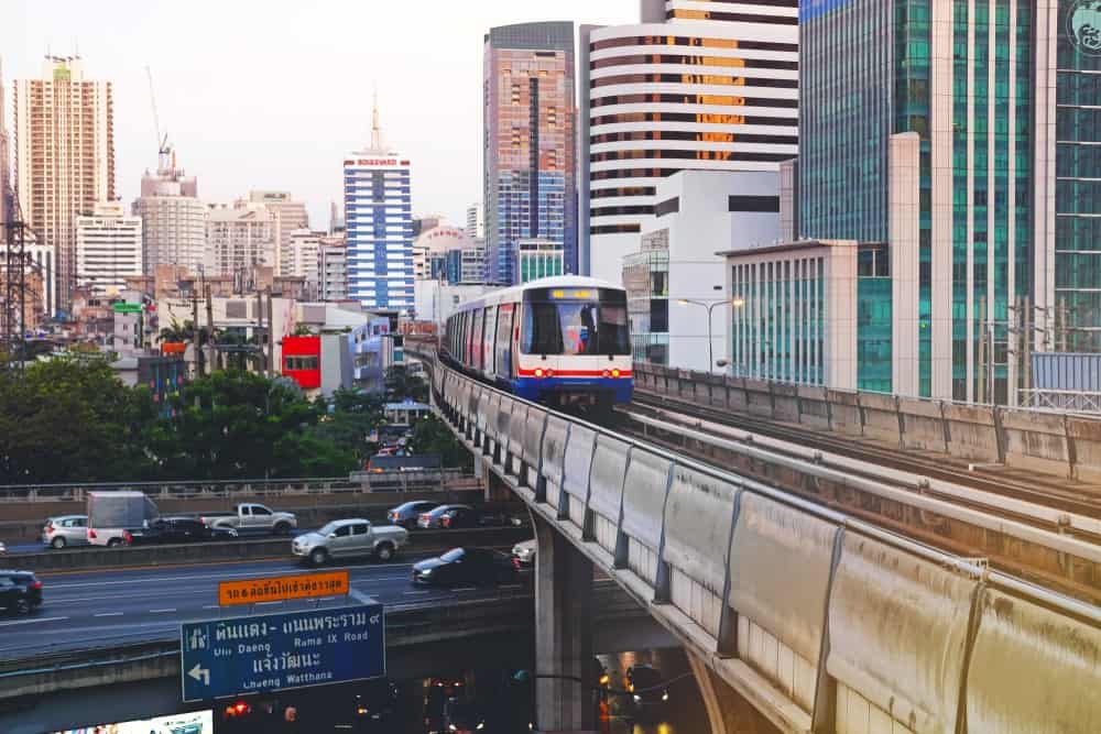 Train in the metro