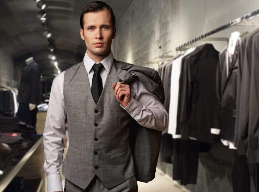 A Businessman wearing a Vest