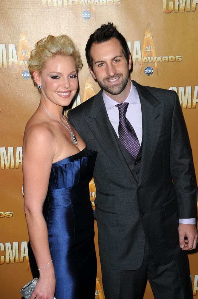 Katherine Heigl and Josh Kelly at the 44th Annual CMA Awards.