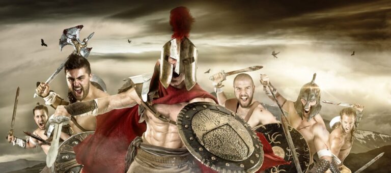 Gladiators ready for battle