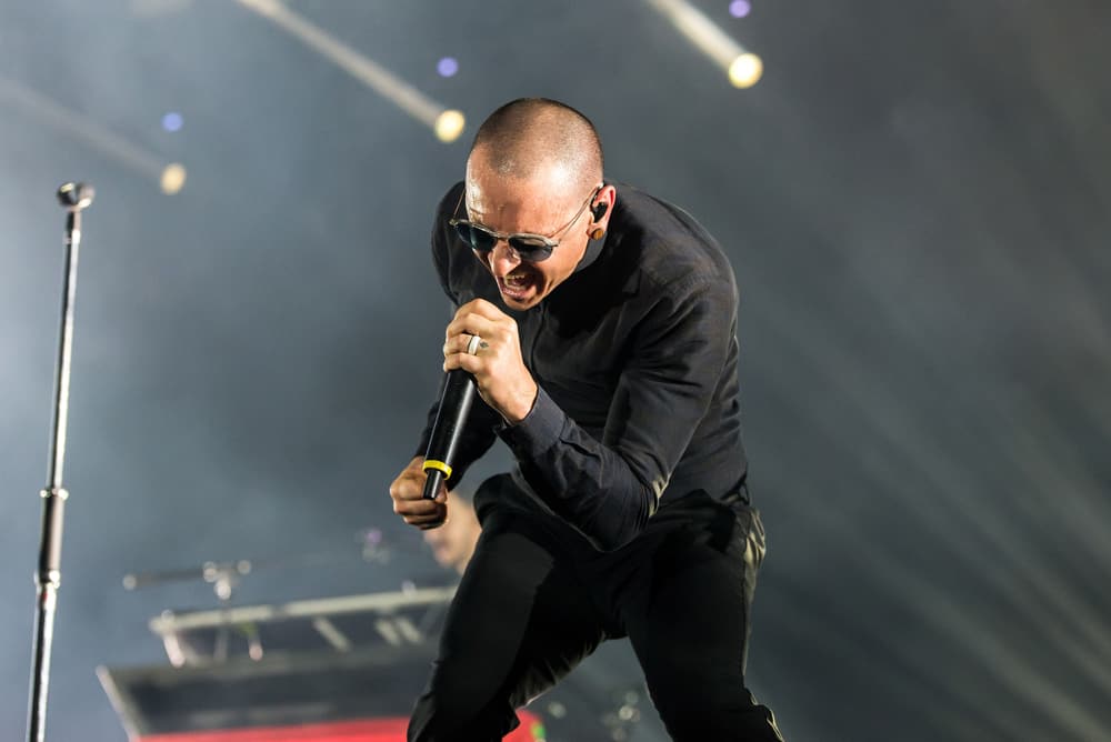 Linkin Park performed on stage in Madrid back in 2017.