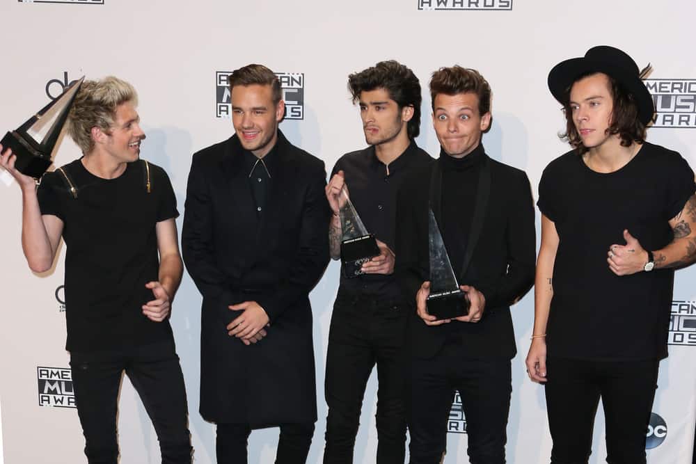 One Direction attended and won awards at the AMA 2014.