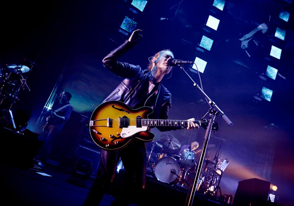 Radiohead performed on stage in the London Roundhouse back in 2016.