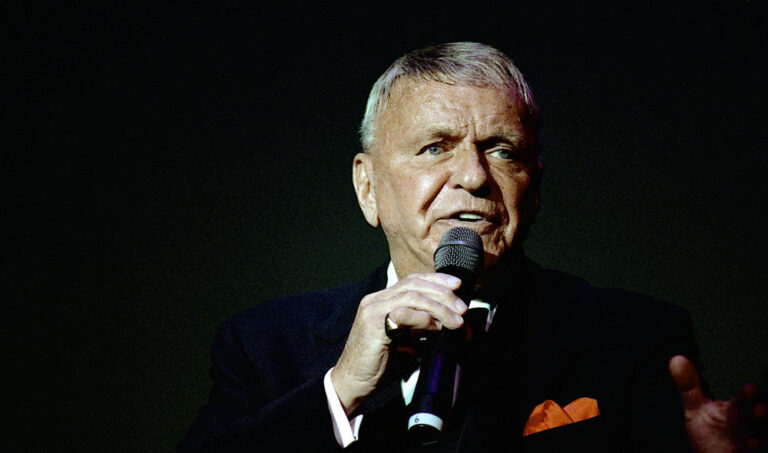Frank Sinatra performed on stage in Washington back in 1992.