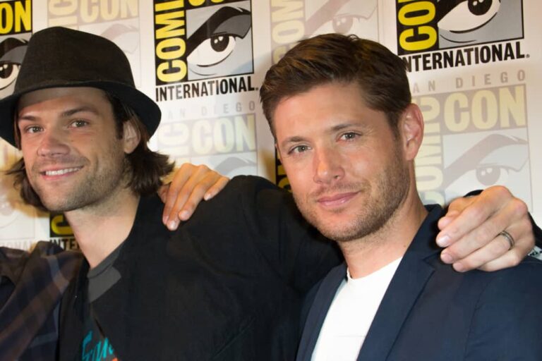 Jared Padalecki and Jensen Ackles attended the 2014 Comic Con.
