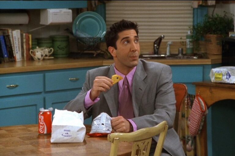 A photo of Ross Geller from the tv show Friends.