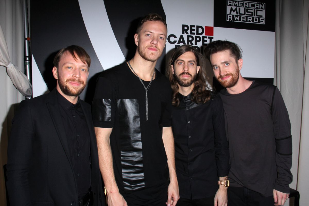 Imagine Dragons at the Amreican Music Awards.