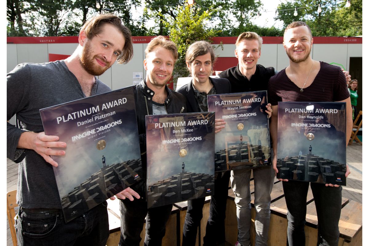 Platinum awards received by Imagine Dragons.