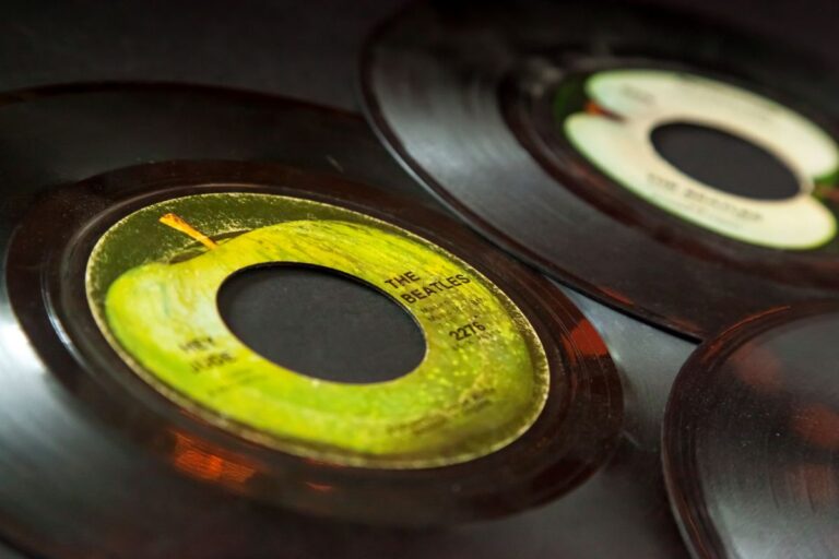 The Beatles 1960's hits record including hey Jude, Revolution, and the Long and Winding road.