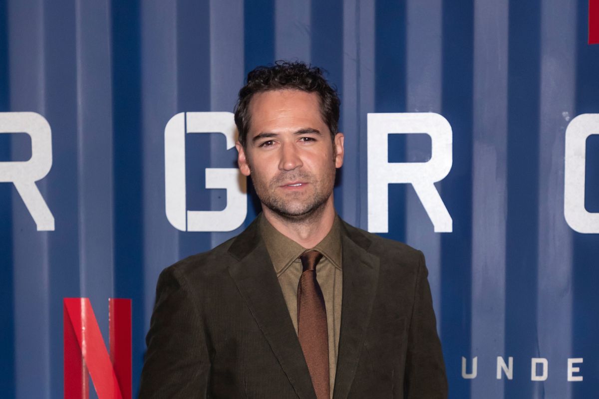 Attending the Netflix premiere of "6 Underground" in New York is Manuel Garcia Rulfo.