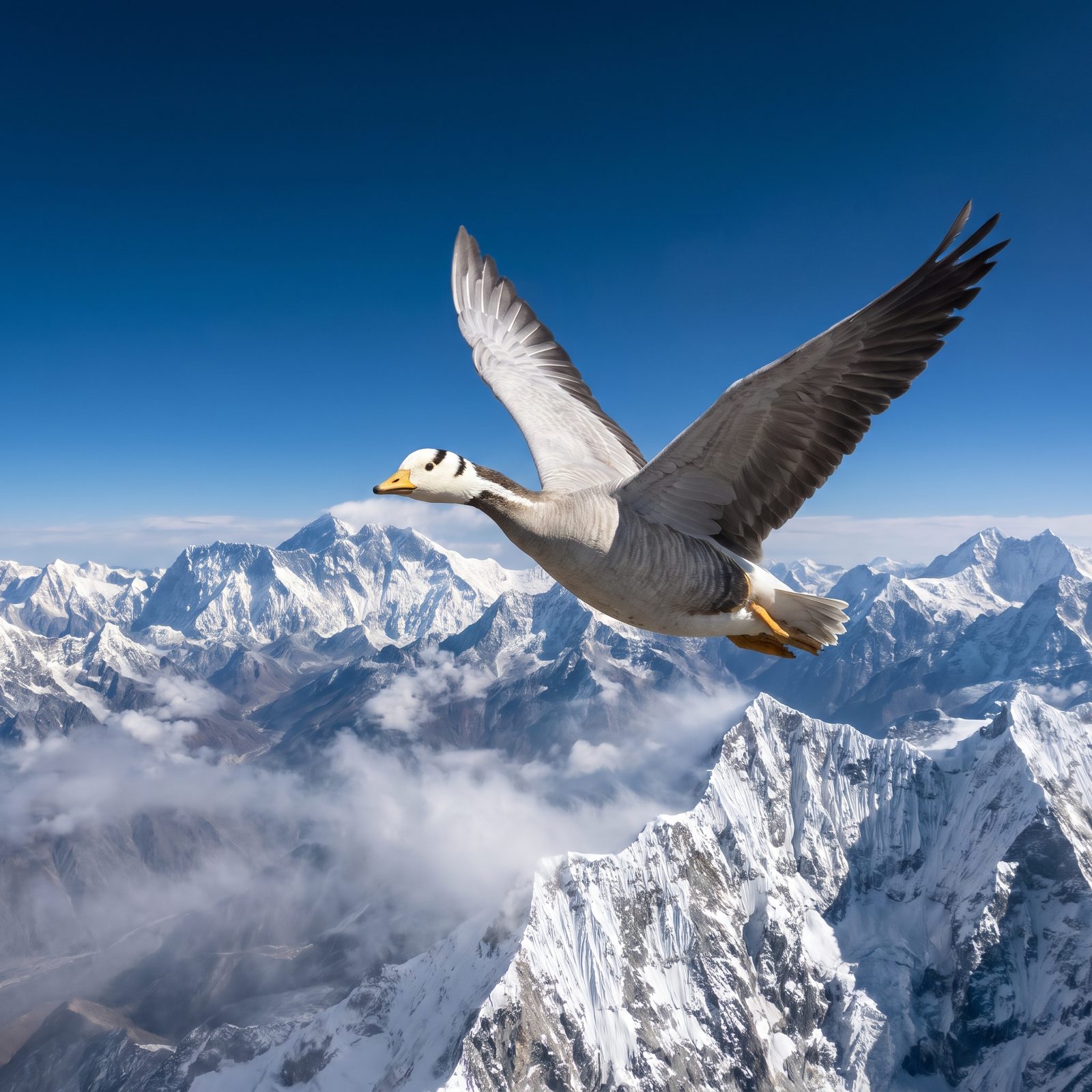 The Bar-Headed Goose That Flies Over Everest's Shoulder