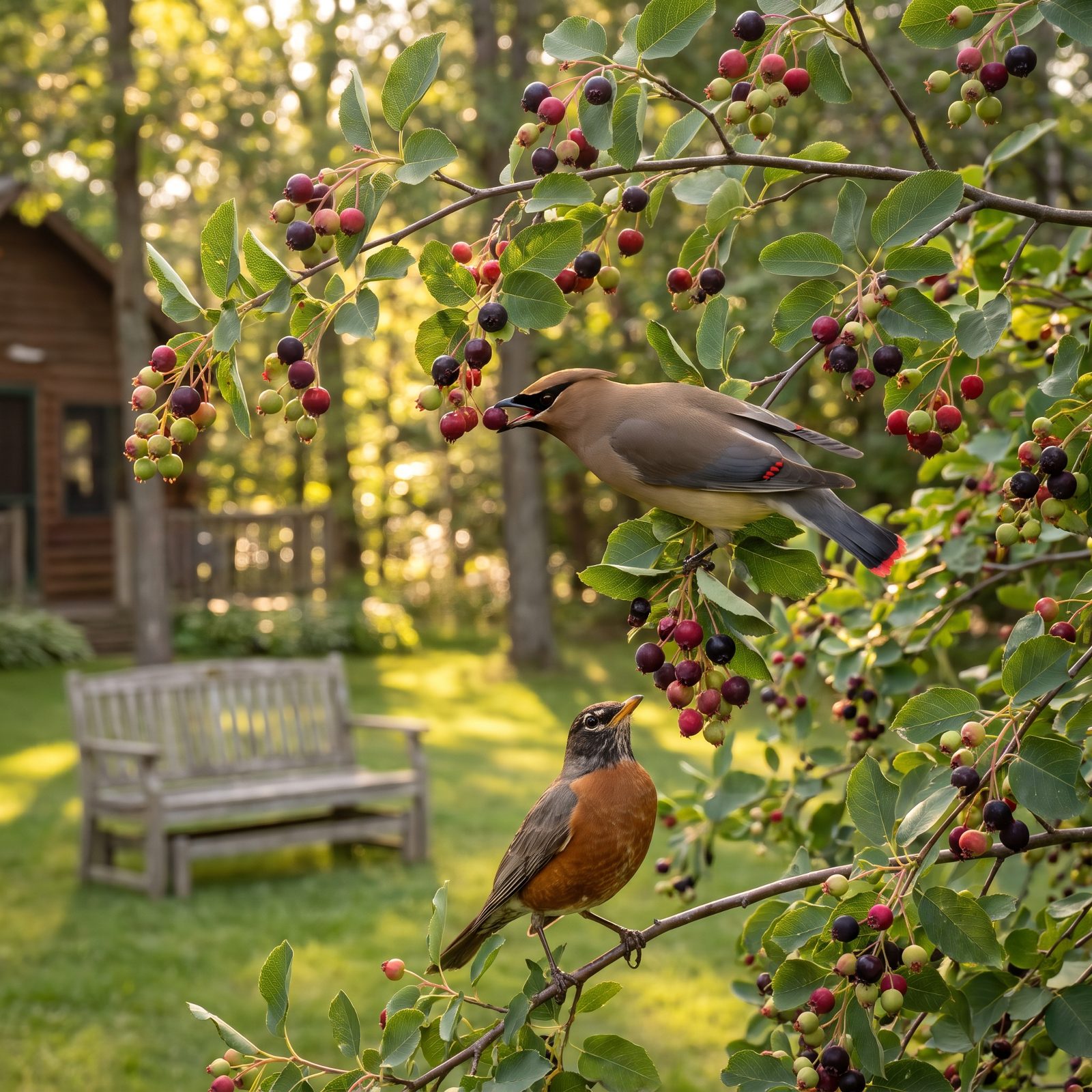 Berry-Loaded Native Trees Birds Actually Fight Over