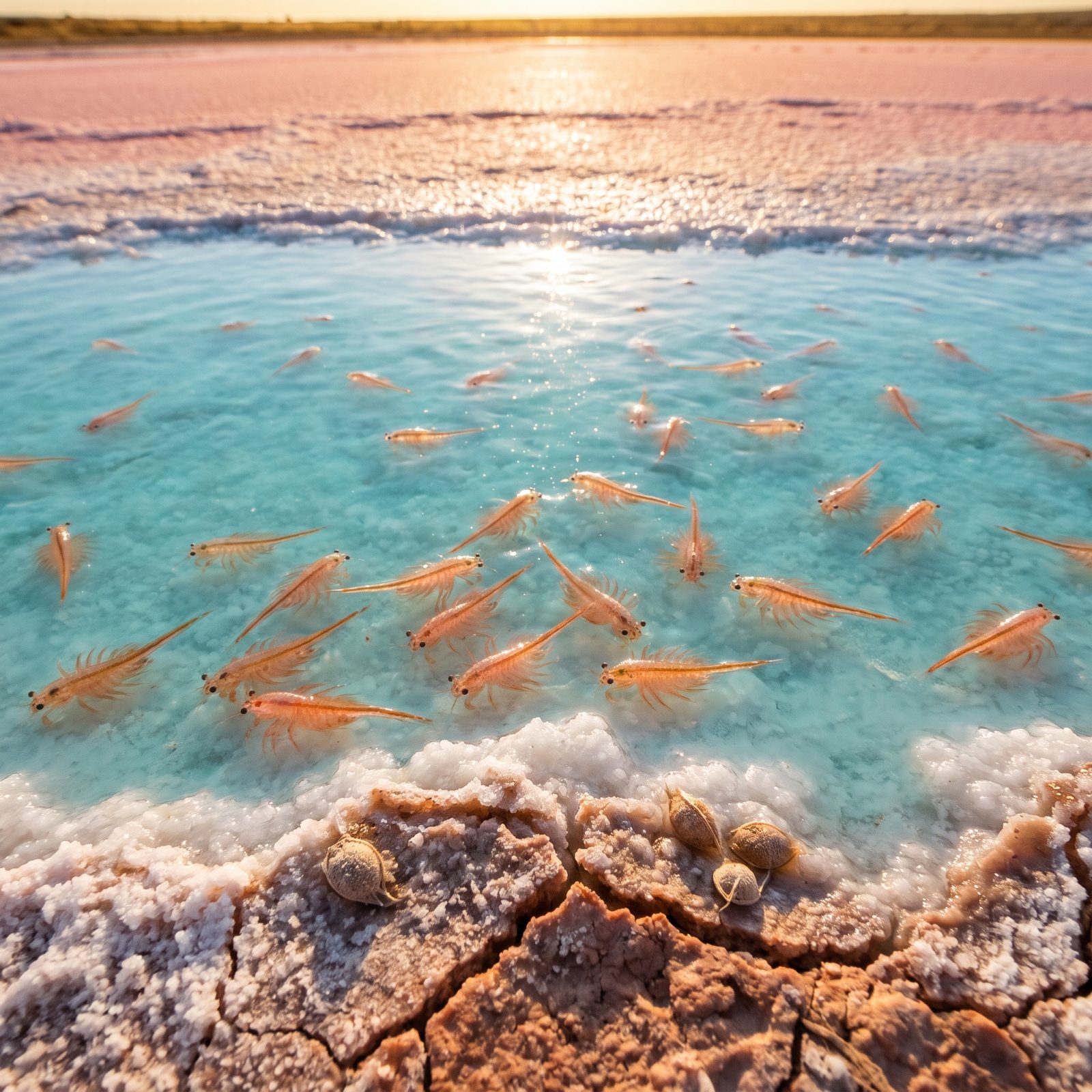Brine Shrimp Eggs That Survive Being Dried to Dust for Decades