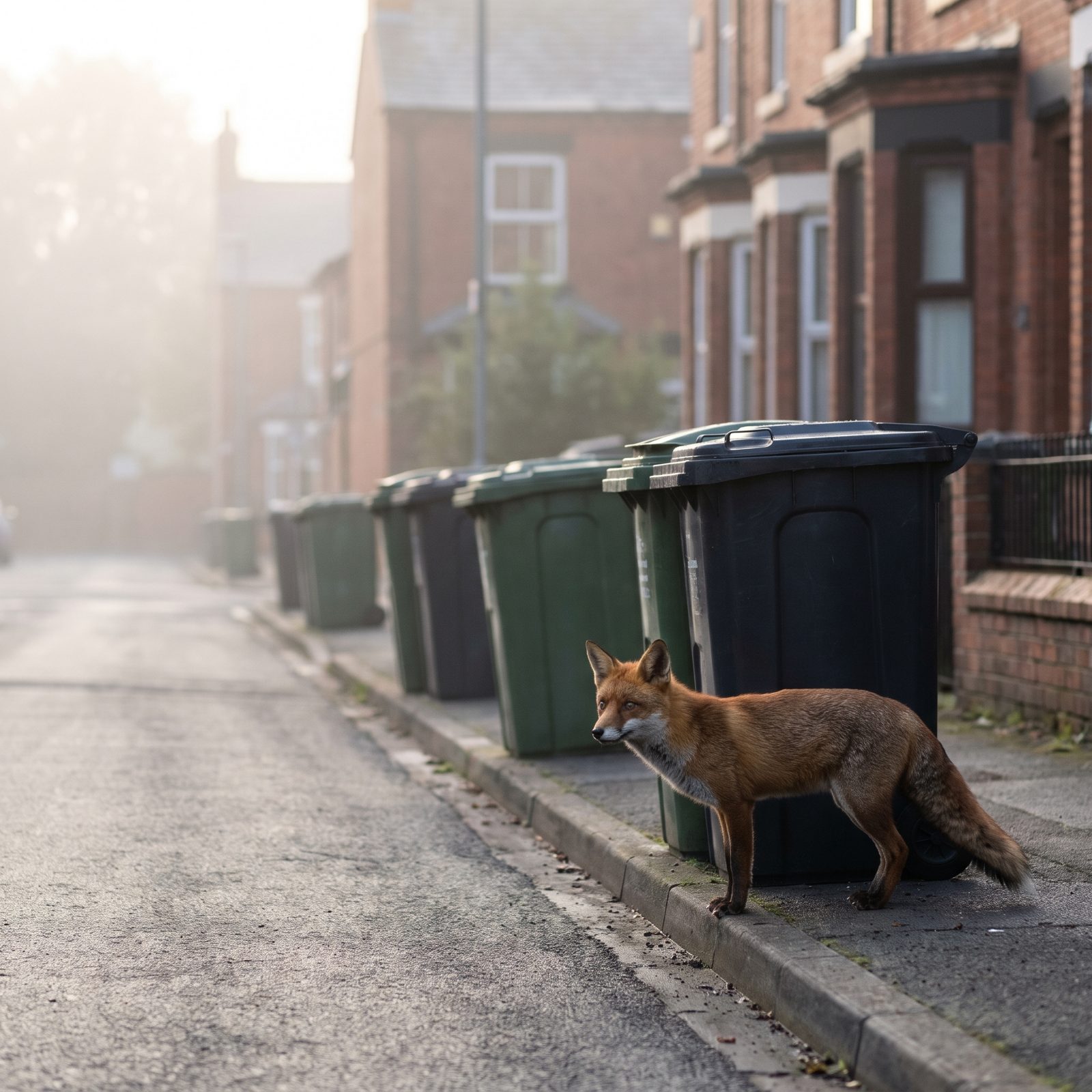 Foxes That Know Which Morning the Bins Go Out