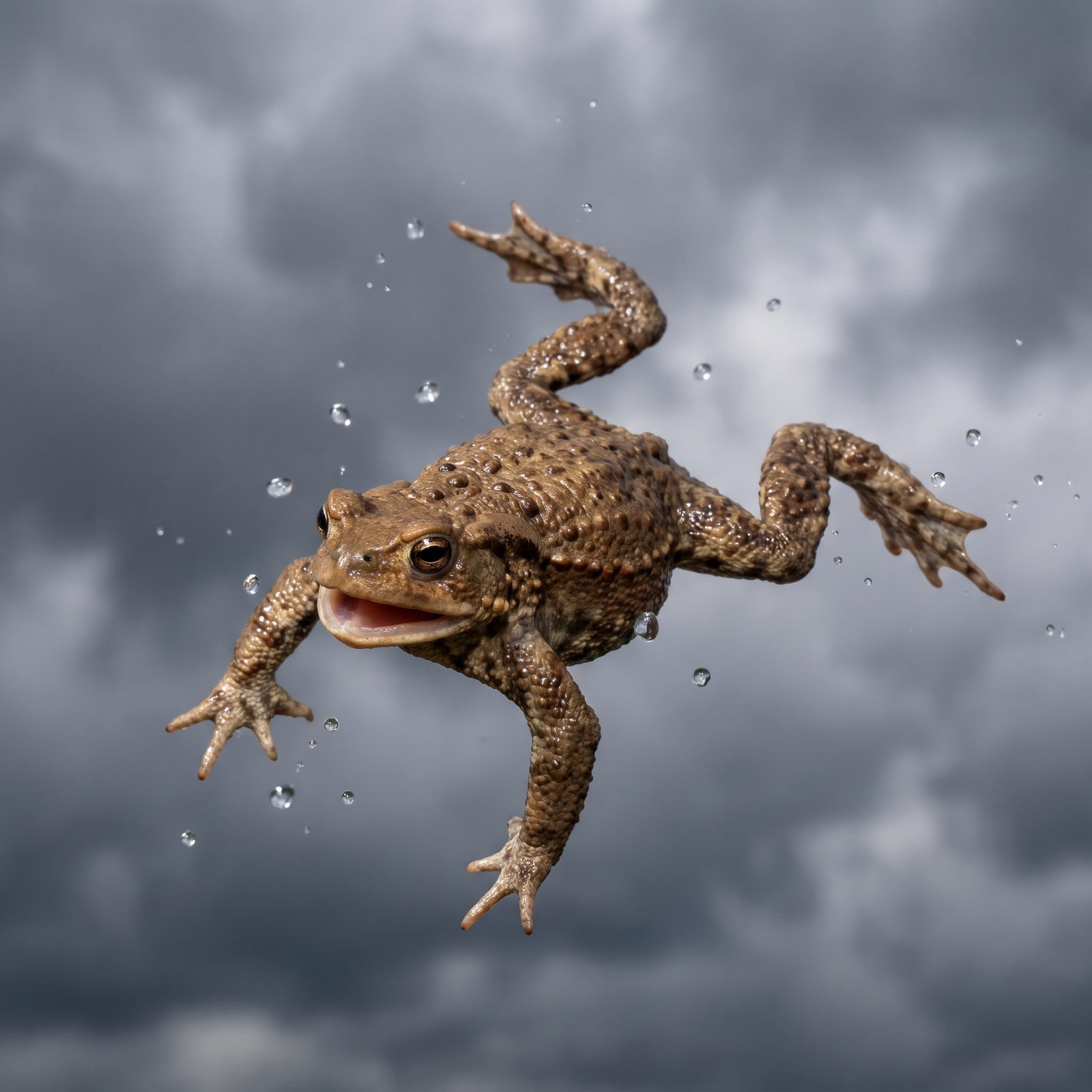 Frogs and Toads Dropping Mid-Storm