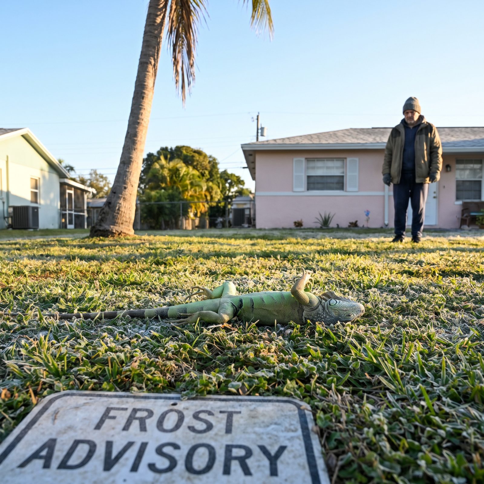 Frozen Iguanas Thudding Out of Florida Trees on Cold Nights