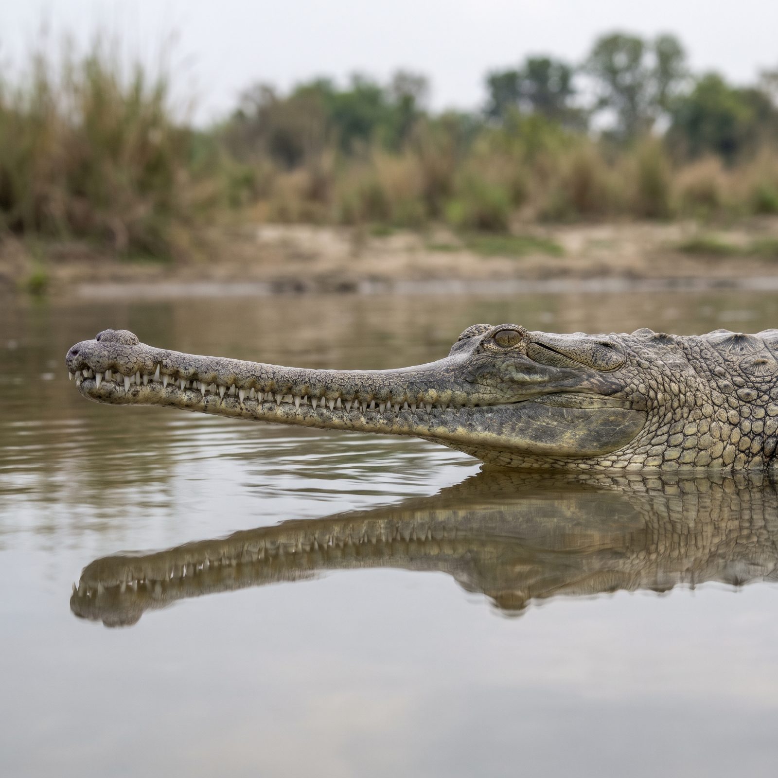 Gharial: The Crocodile With the Comically Narrow, Pot-Tipped Snout