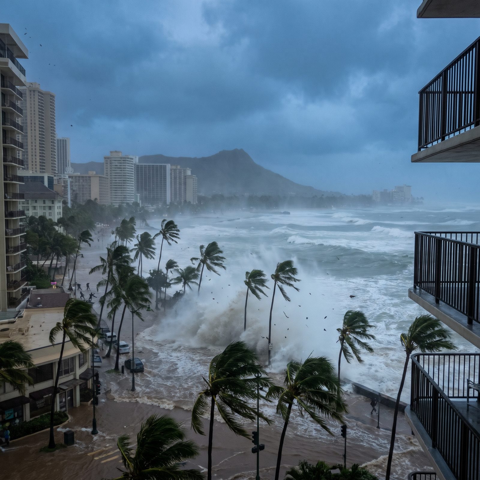 Honolulu and the Hurricane Hawaii Has Been Lucky to Dodge