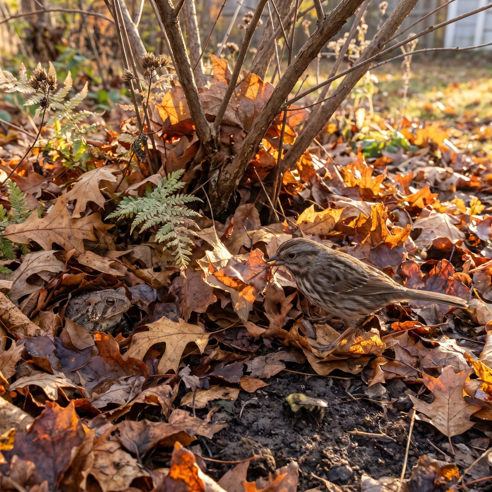 The Leaf Litter Corner You're Supposed to Leave a Mess