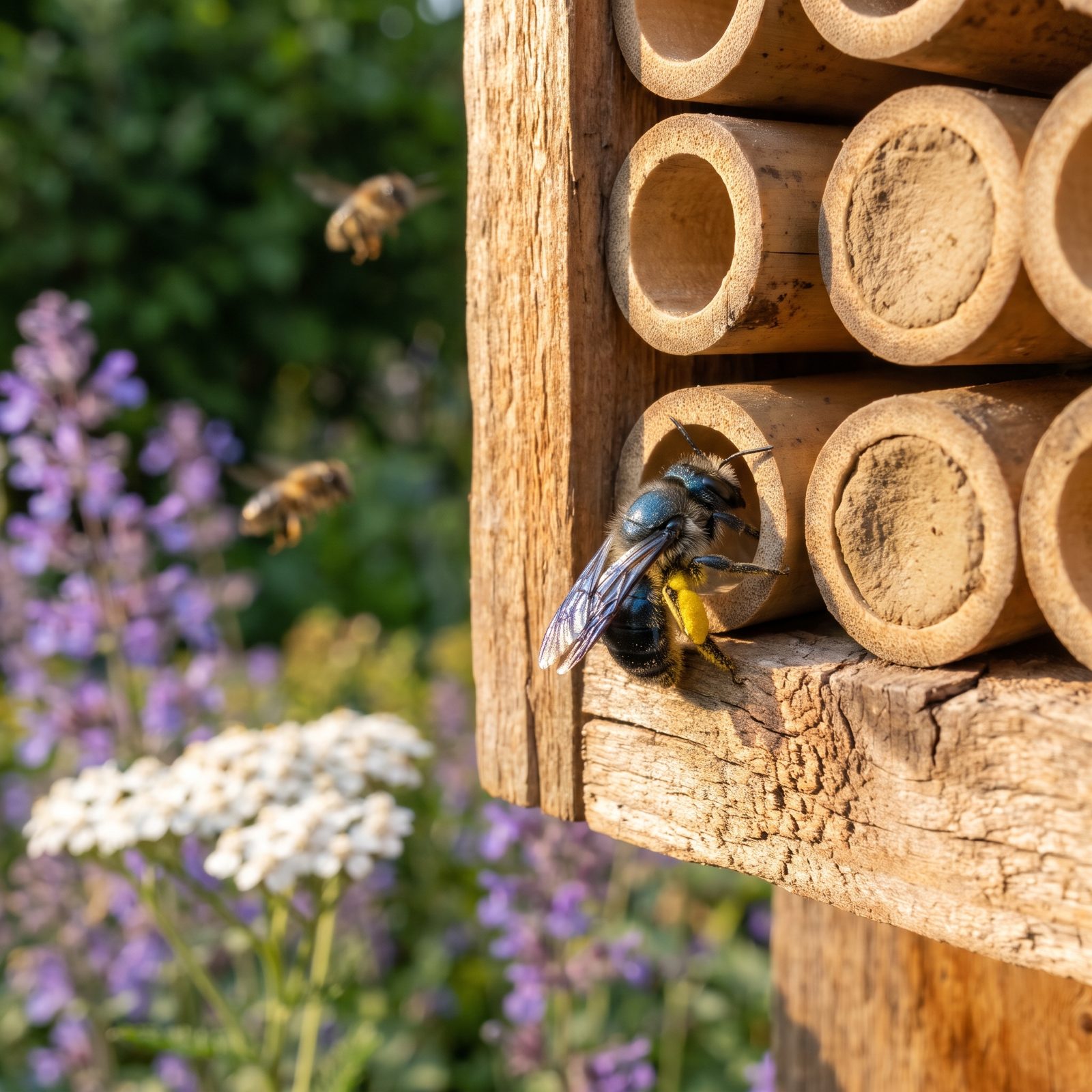 The Mason Bee Hotel That Outworks Honeybees