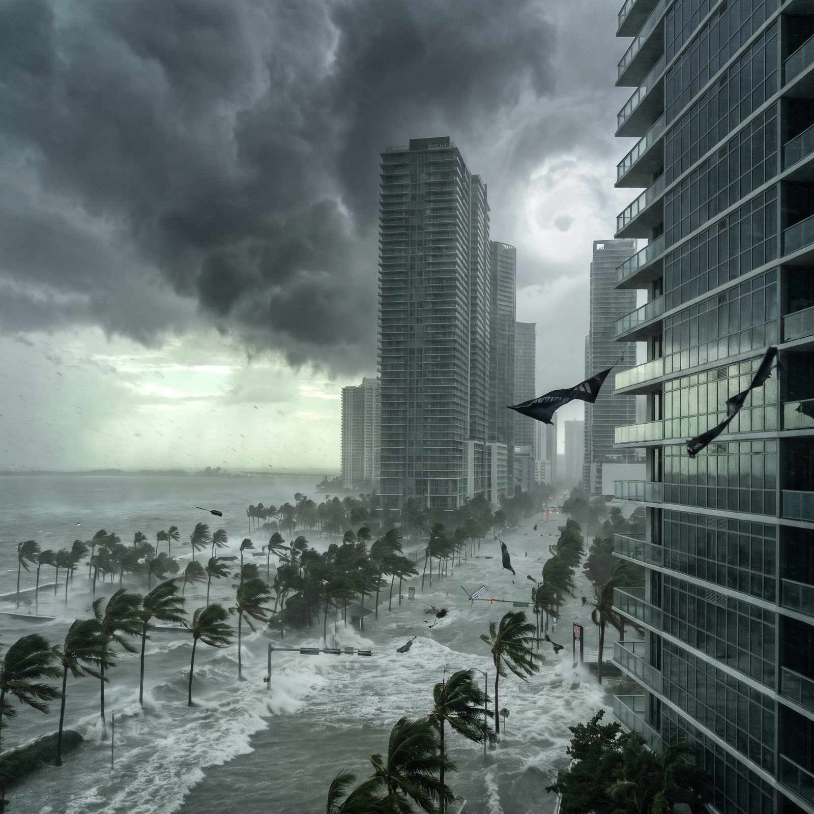 Miami: The Glass Towers Meet the Eyewall