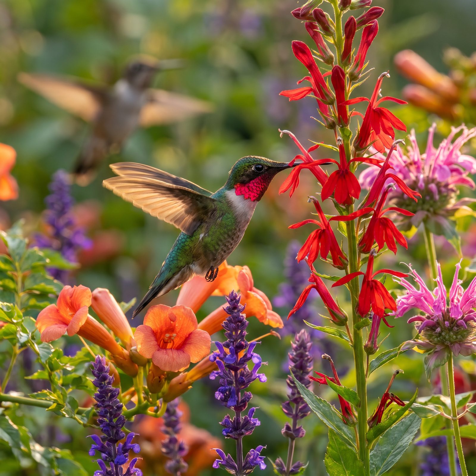 A Nectar Garden Hummingbirds Return to Every Year