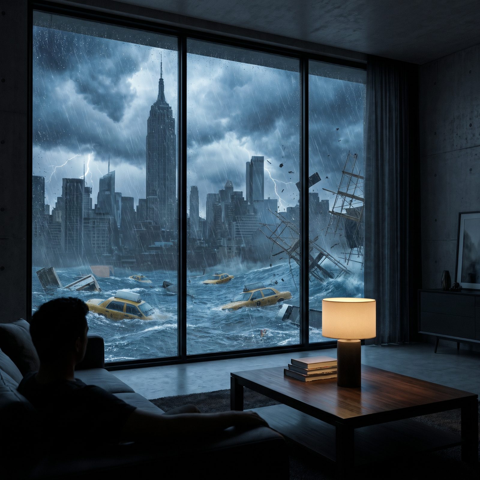 New York City: The Skyline Nobody Pictures in a Hurricane