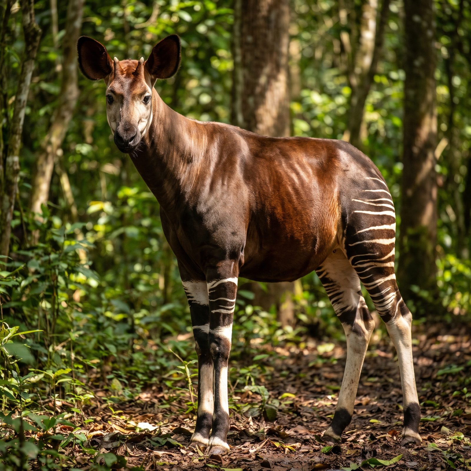 The Okapi: Half Giraffe, Half Zebra, All Real