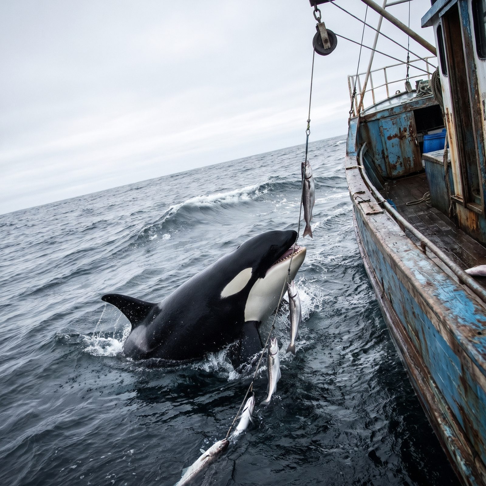 Orcas That Strip Fish Off Longlines Like a Buffet
