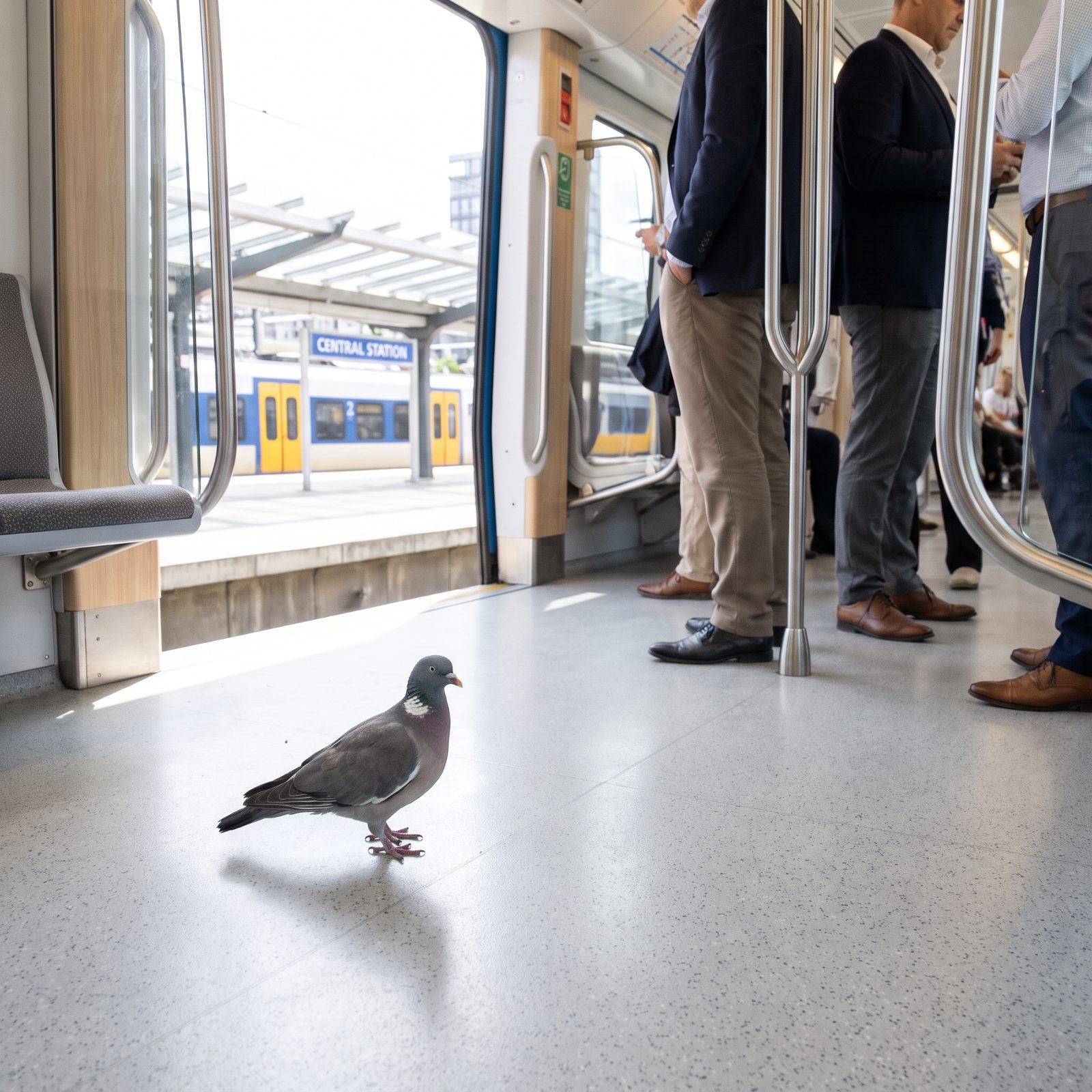 Pigeons That Memorized Train Schedules to Ride for Free