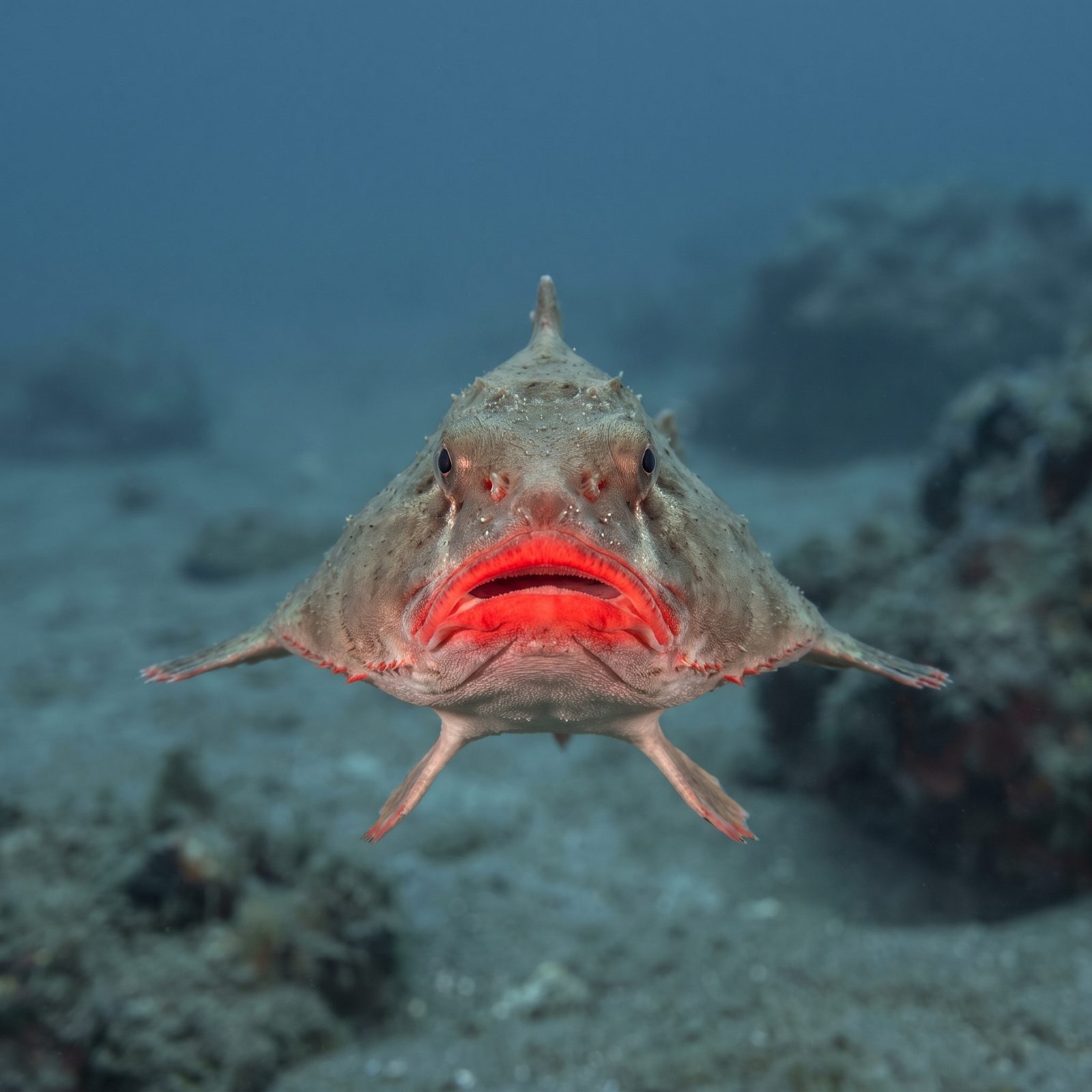 Red-Lipped Batfish: The Deep-Sea Fish Wearing Lipstick