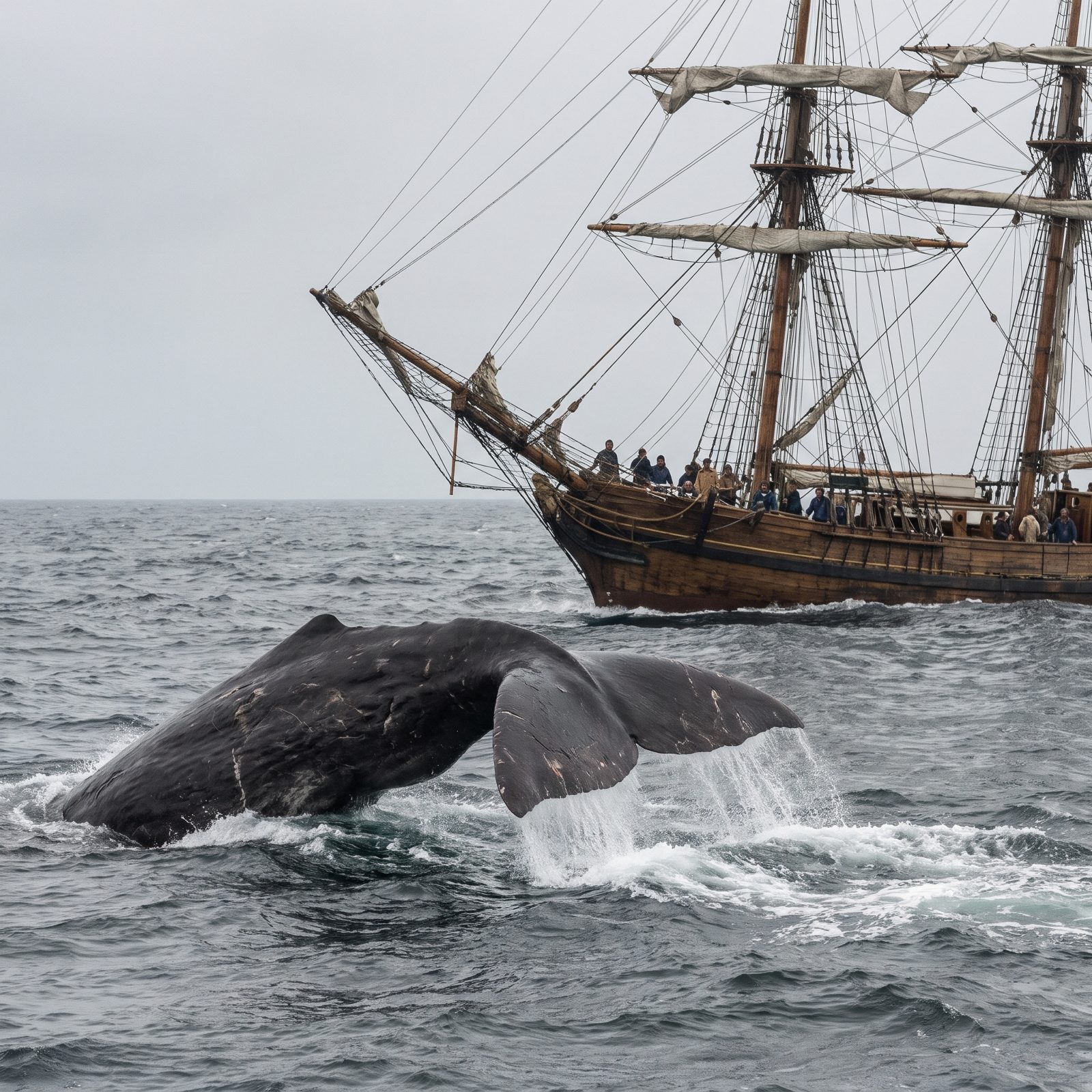 Sperm Whales That Changed Tactics Against the Whalers