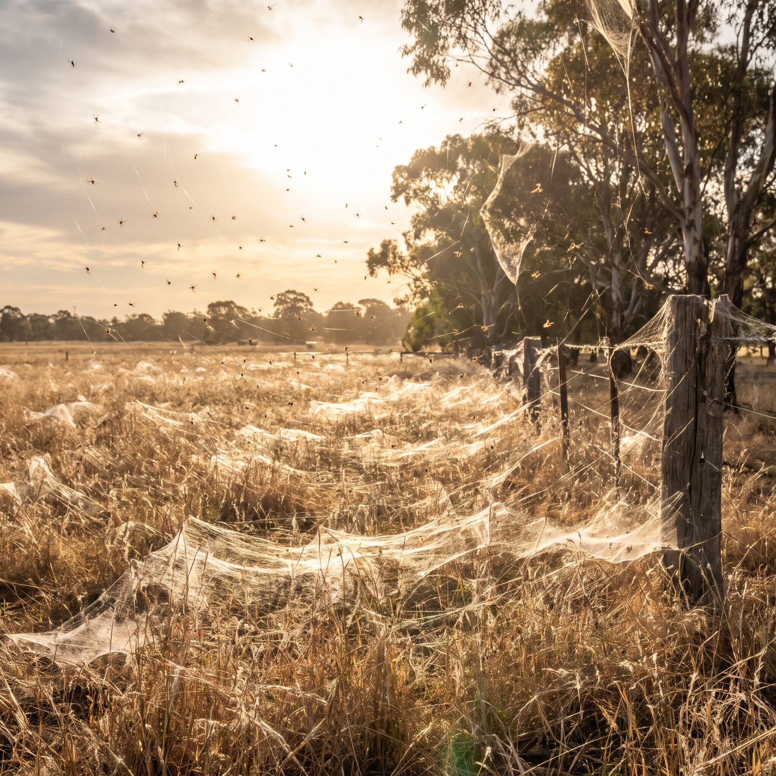 Spiders Falling From the Sky During Ballooning Migrations