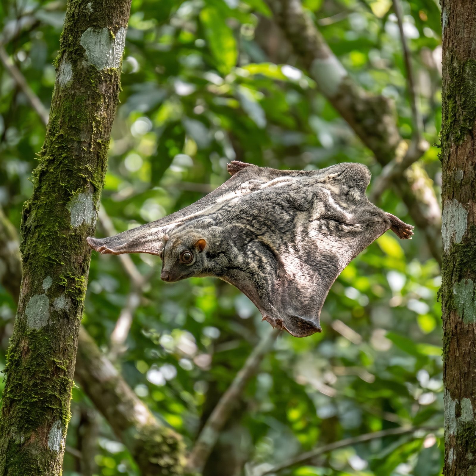 Sunda Colugo: The Gliding Mammal That Looks Like a Flying Blanket