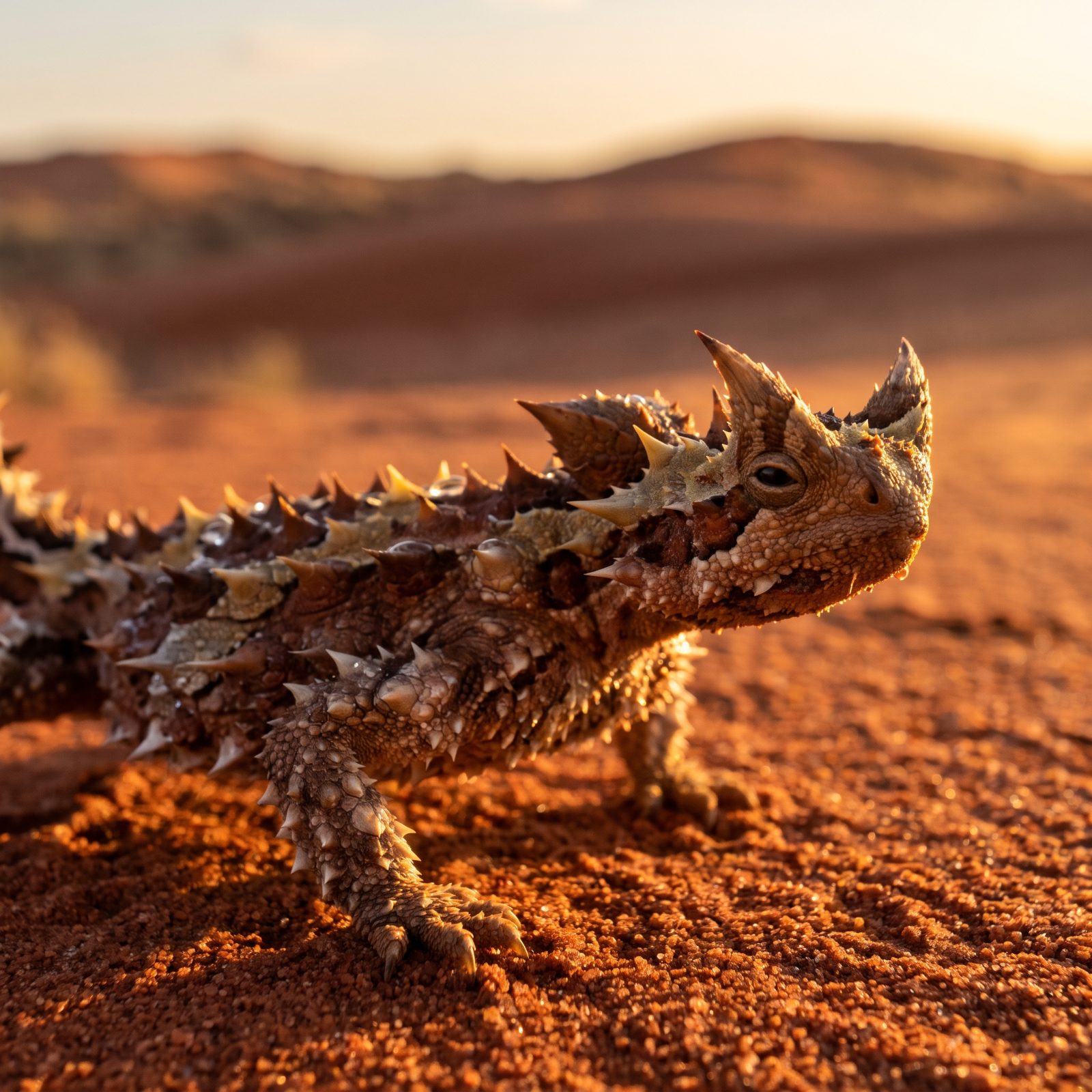 The Thorny Devil That Drinks Through Its Skin