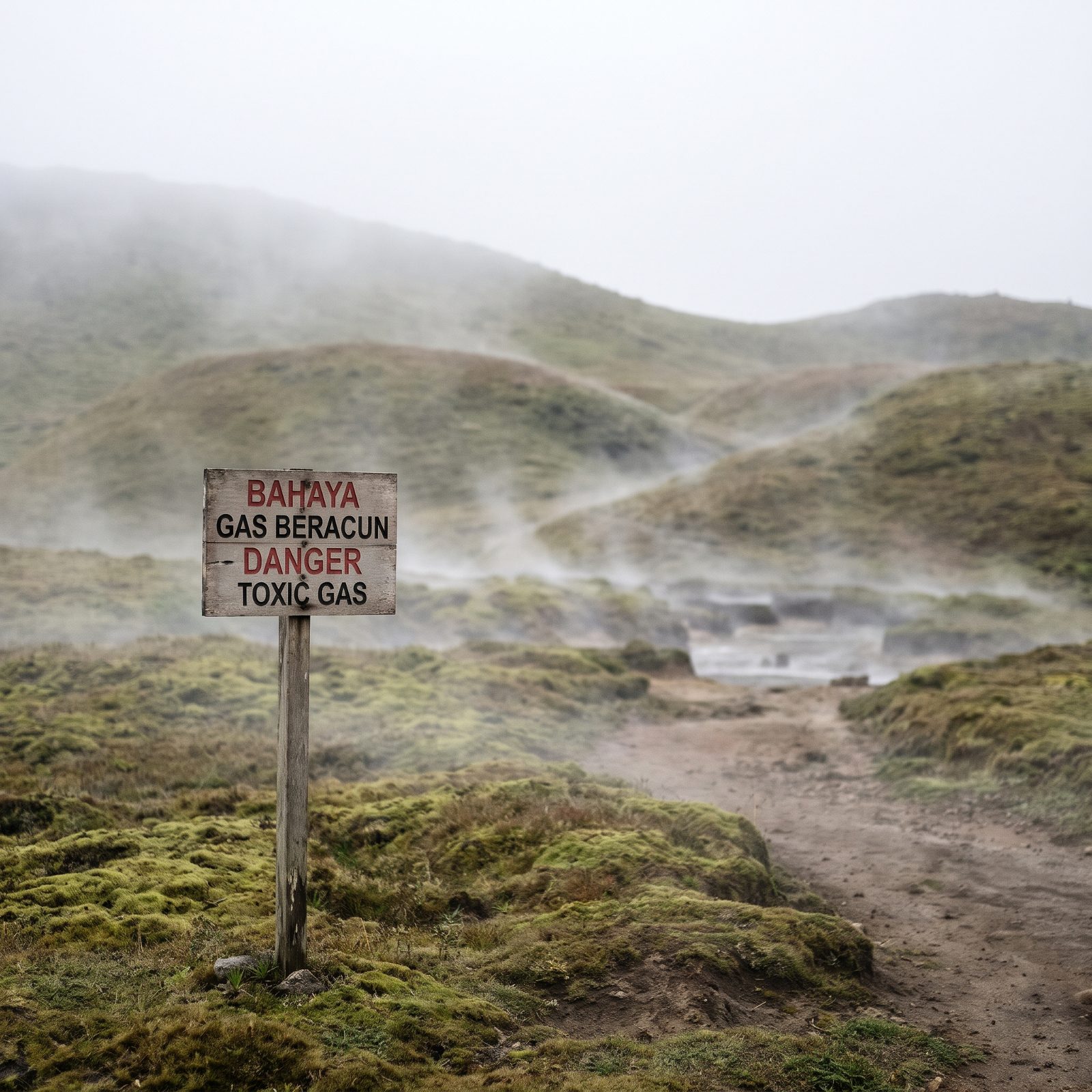 Toxic Gas Clouds: The Invisible Killer at Dieng Plateau