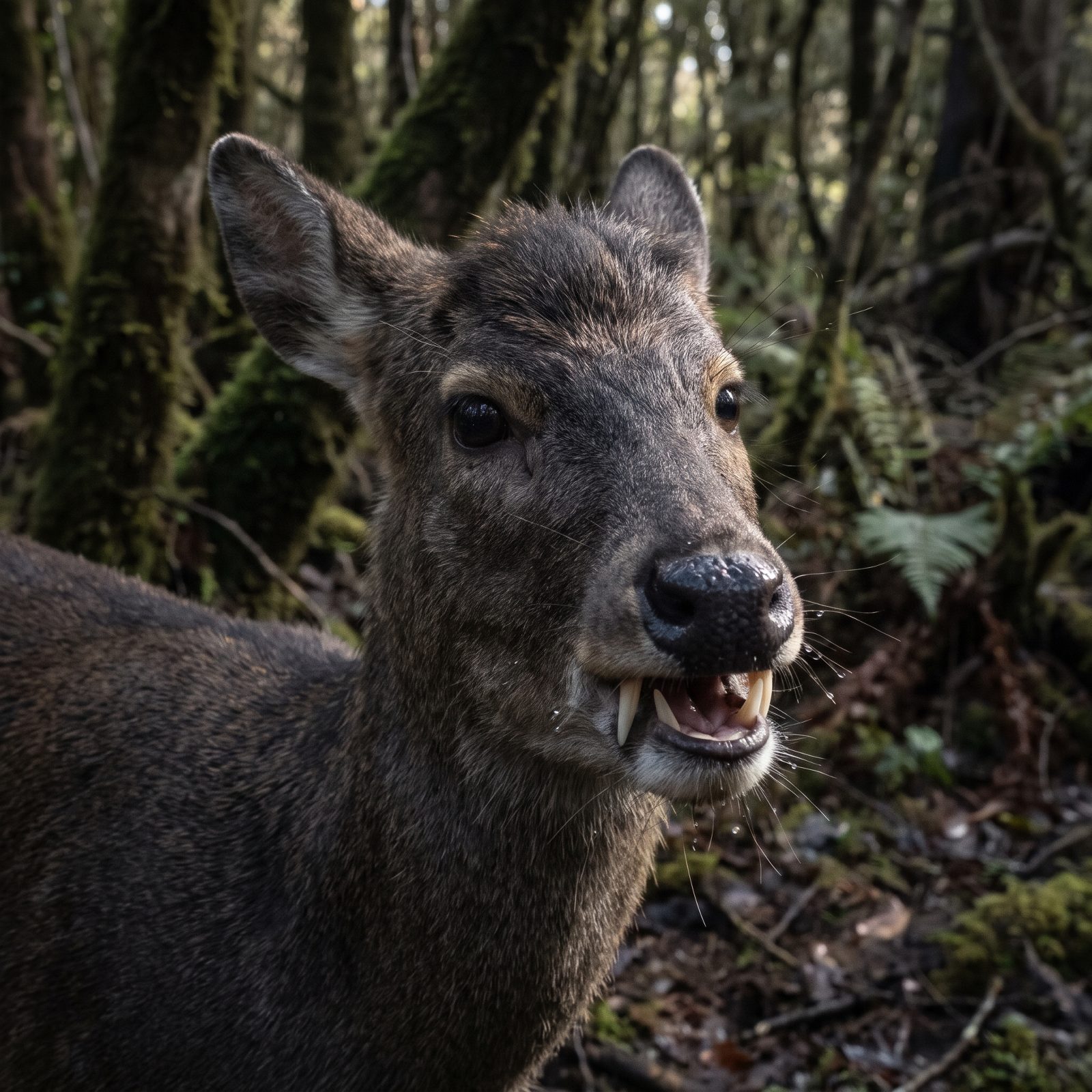 The Tufted Deer and Its Vampire Fangs