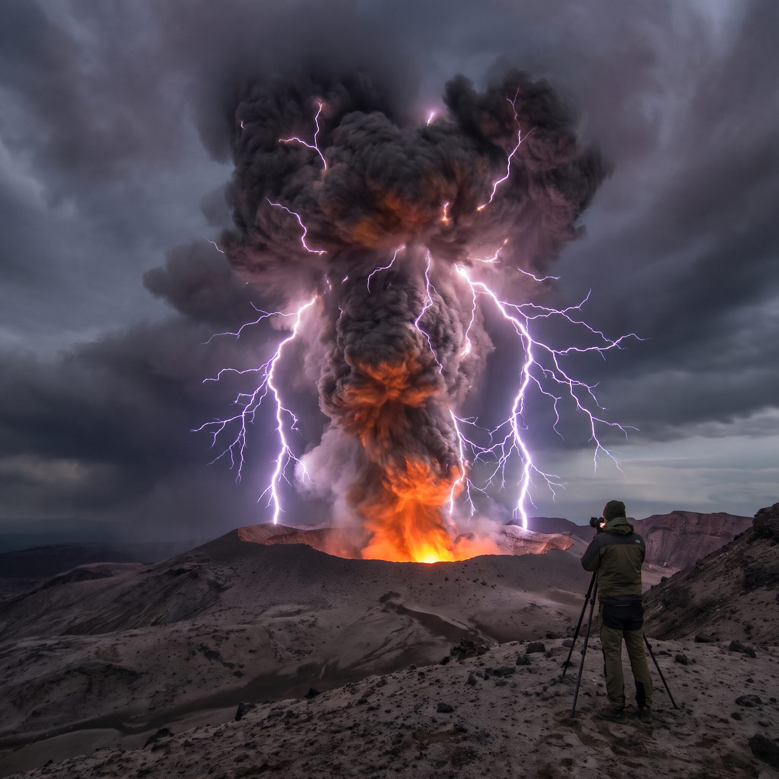 Volcanic Lightning: Why Ash Clouds Throw Their Own Storms